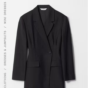 NWT Black Women's Mini Blazer Dress